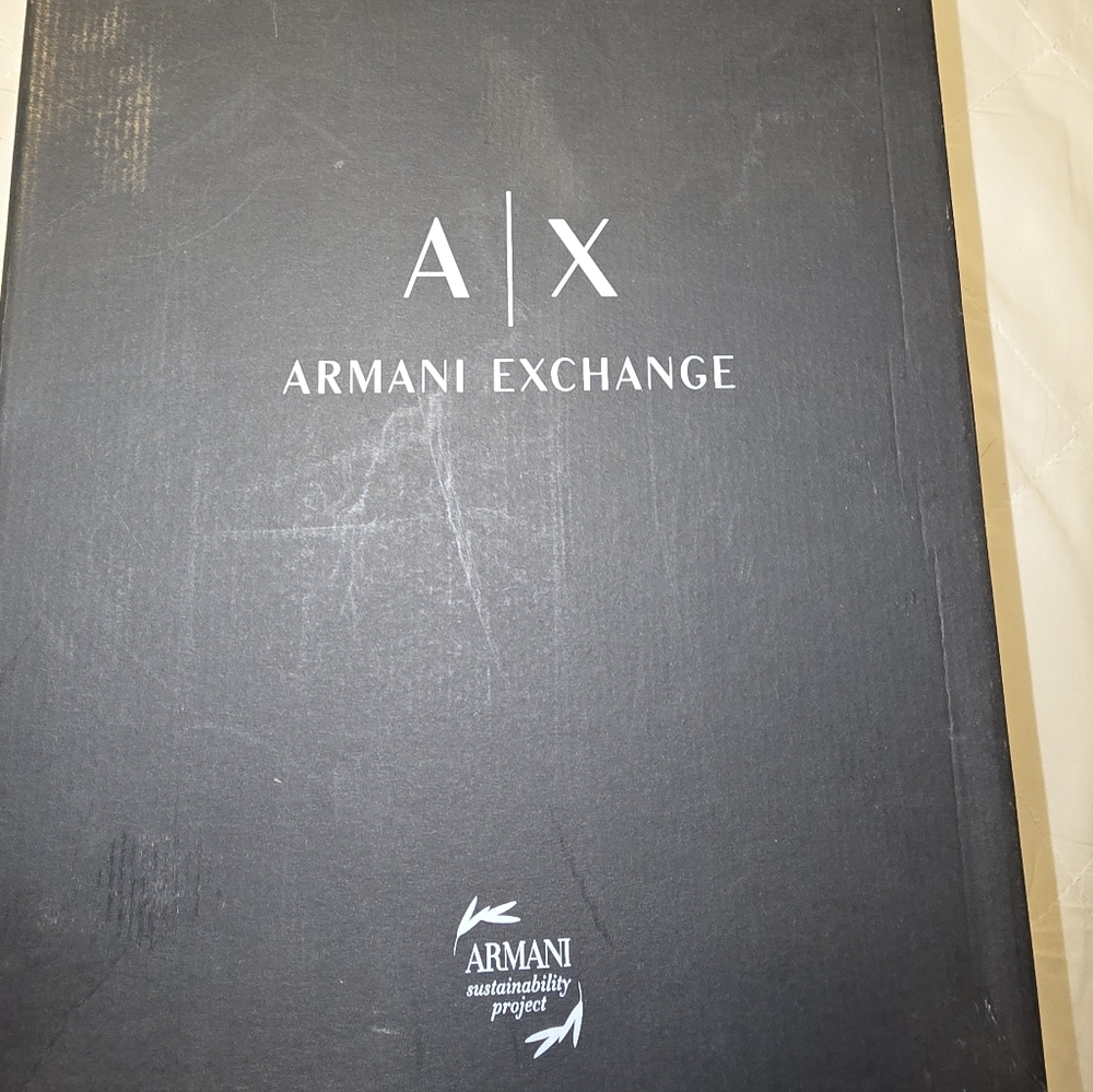 Armani Exchange Rose and Silver Sneakers - Picture 2 of 8